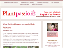 Tablet Screenshot of blog.plantpassion.co.uk